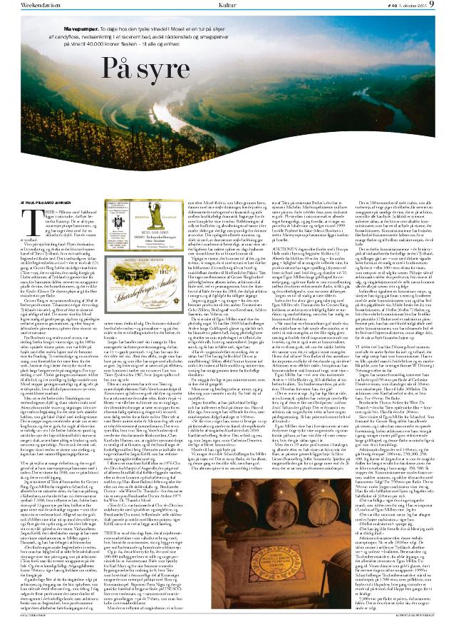 To dage på syre hos den tyske vinadel