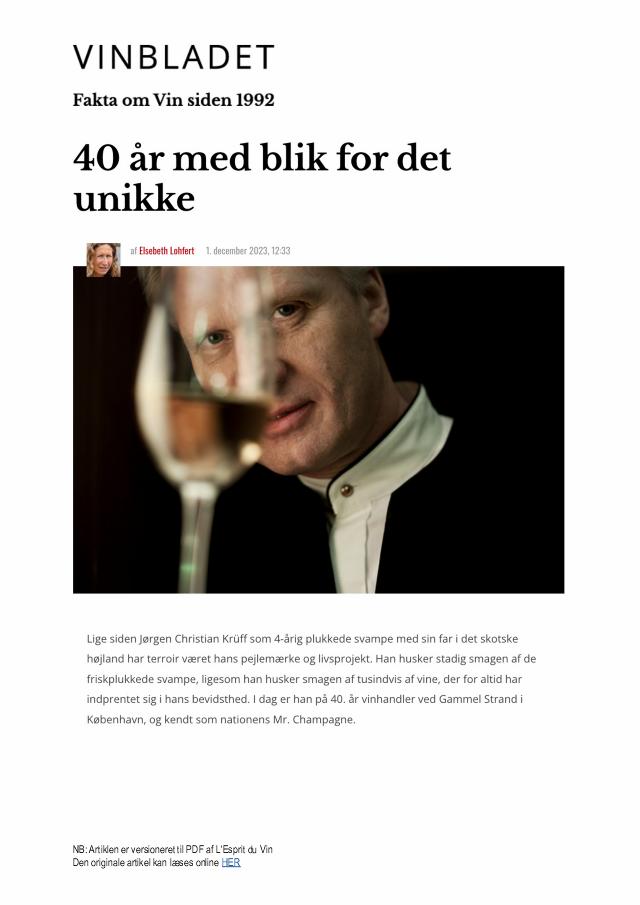 40 år med blik for det unikke