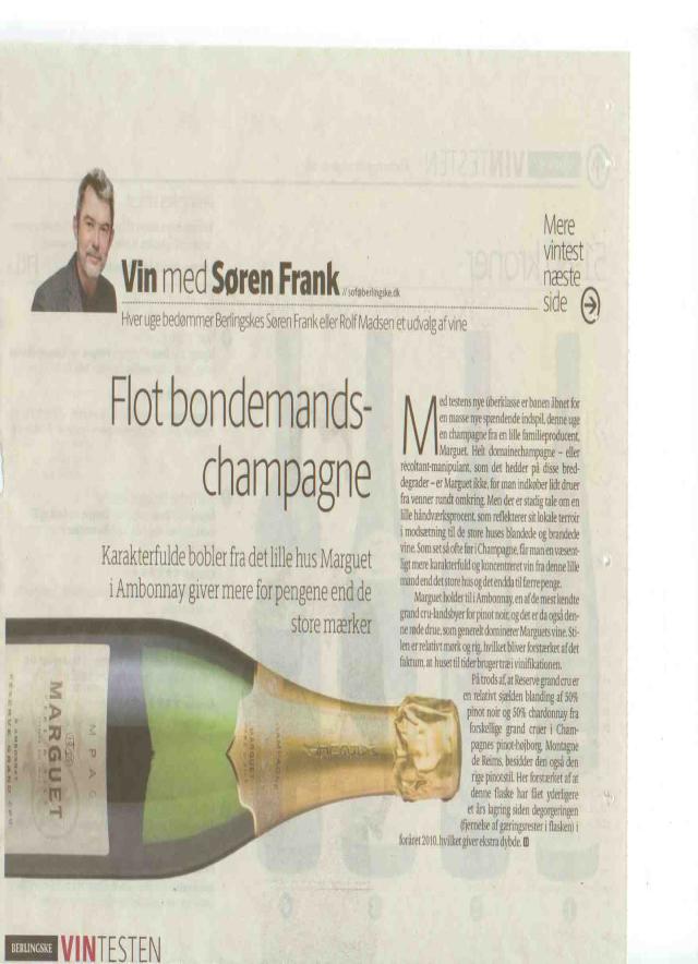 Flot bondemandschampagne