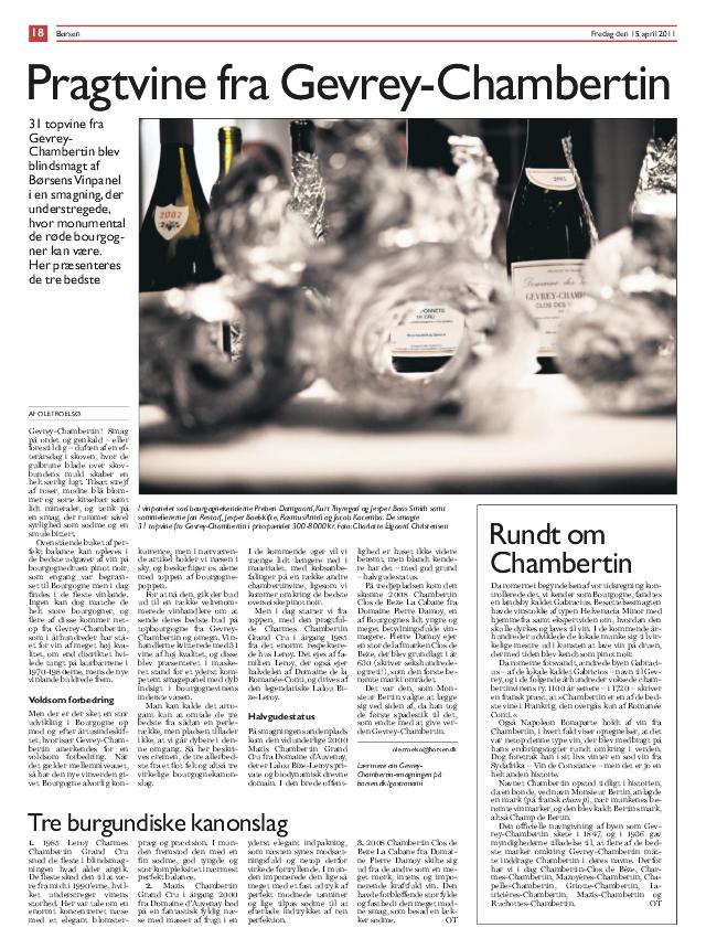 Pragtvine fra Gevrey-Chambertin