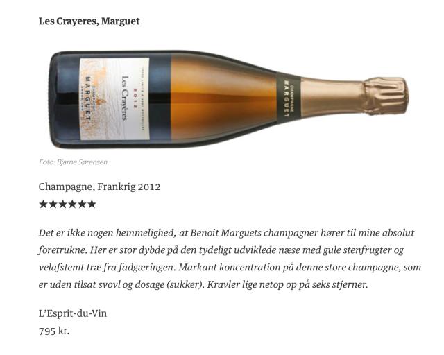 2012 Les Crayeres, Marguet