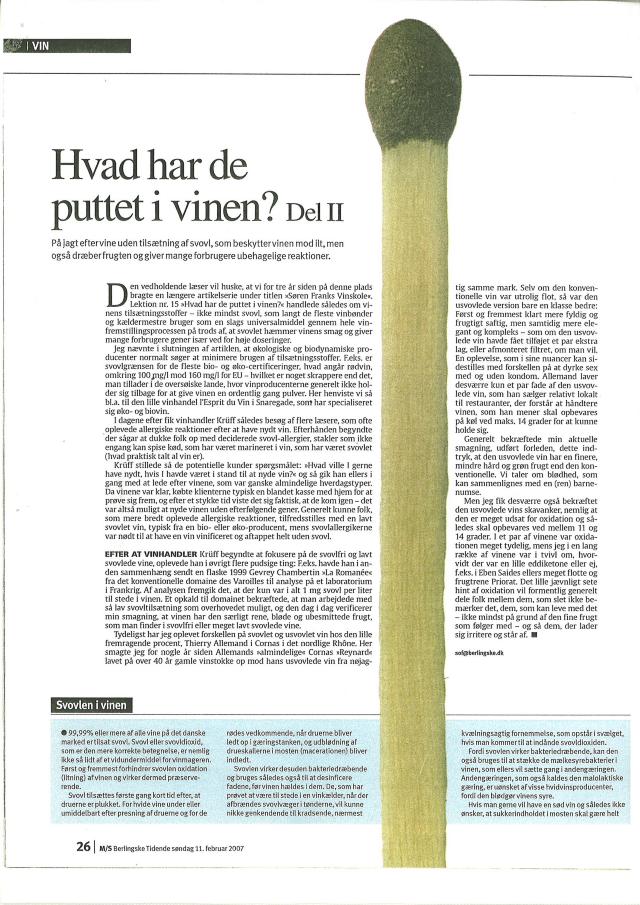 Hvad har de puttet i vinen?