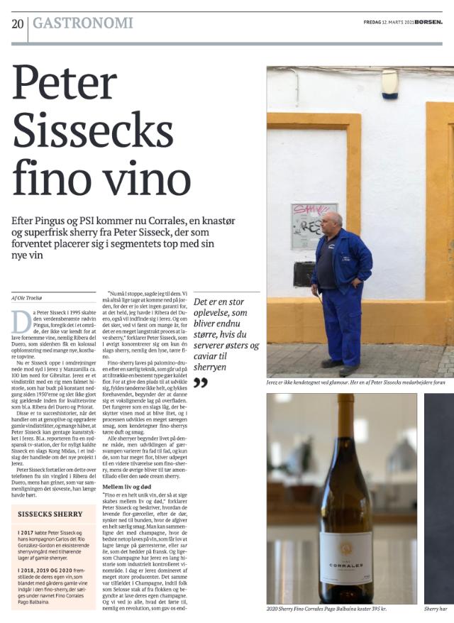 Peter Sissecks fino vino