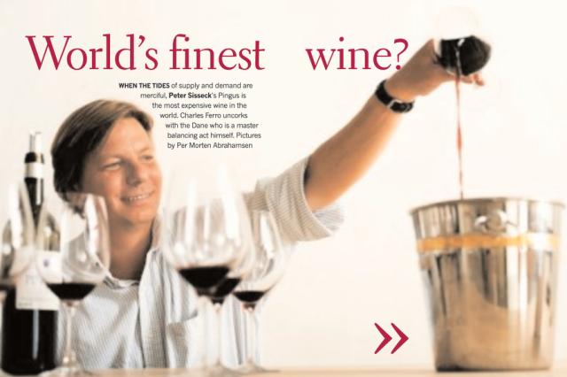 World's finest wine? - Peter Sisseck
