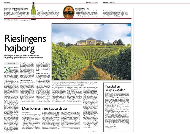 Rieslingens højborg - Schloss Johannisberg