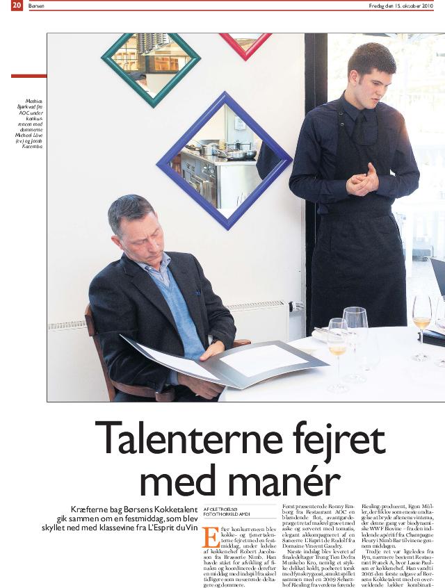 Talenterne fejret med manér