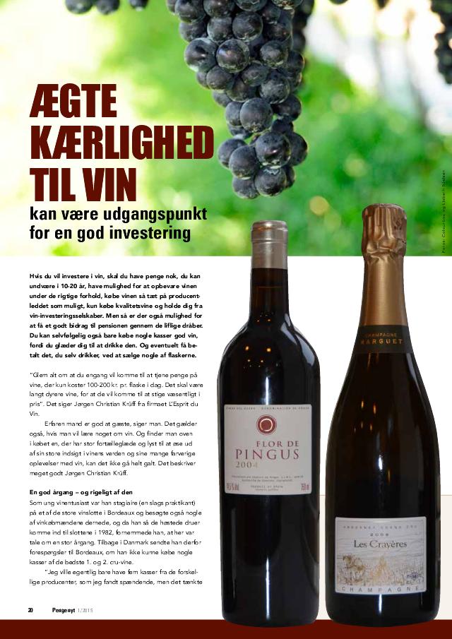 Ægte Kærlighed til vin