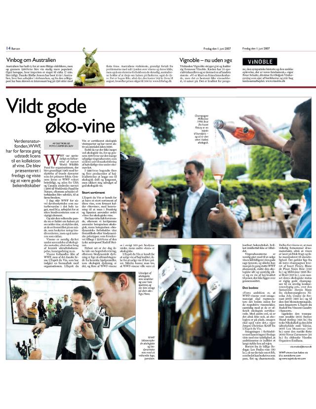 WWF - Vildt gode øko-vine