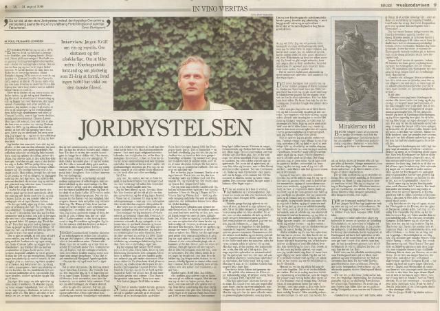 Jordrystelsen – In Vino Veritas